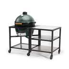 Big Green Egg Modular Nest + Expansion Frame + Stainless Steel Shelves